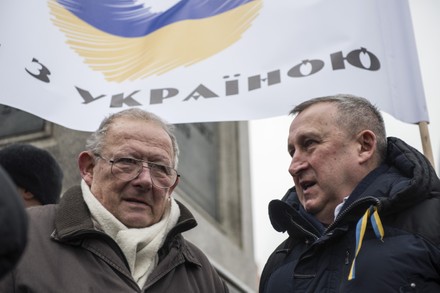 Stand with Ukraine rally in Warsaw, Poland - 20 Feb 2022