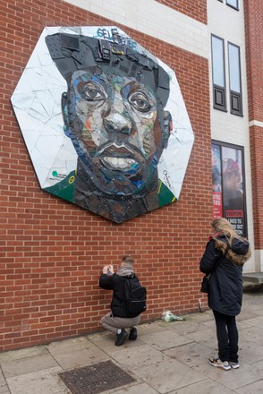 Jamal Edwards Tributes at Acton Mural, London, UK - 21 Feb 2022