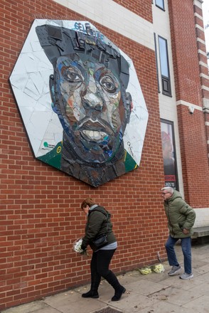 Jamal Edwards Tributes at Acton Mural, London, UK - 21 Feb 2022