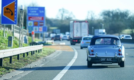 London motorway imagery, UK - 19 Feb 2022
