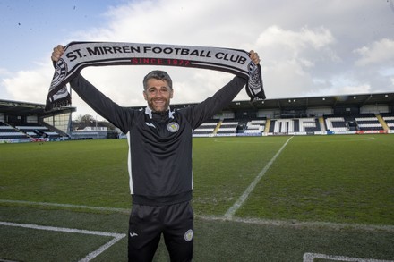 St Mirren Fc New Manager Stephen Editorial Stock Photo - Stock Image