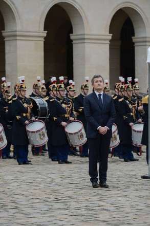 G. Darmanin tribute to Gendarmerie heroes, Paris, France - 16 Feb 2022