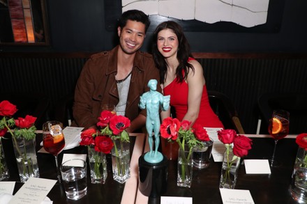 Jon Brockett Alexandra Daddario Sag Awards Editorial Stock Photo