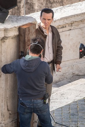 Andrew Scott on the set of the television series 'The talented Mr Ripley', Rome, Italy - 22 Feb 2022