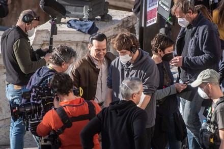 Andrew Scott on the set of the television series 'The talented Mr Ripley', Rome, Italy - 22 Feb 2022