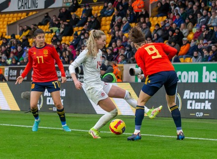 Spain Women v Canada Women, Arnold Clark Cup 2022, Football, Molineux, Wolverhampton, UK - 23 Feb 2022