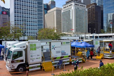 View Mobile Sample Collection Station Vans Editorial Stock Photo ...