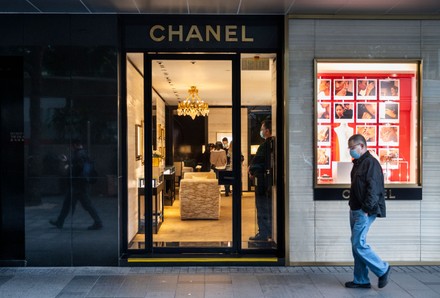 Pedestrian Walks Past French Multinational Chanel Editorial Stock Photo -  Stock Image