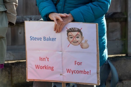 Steve Baker Watch Vigil, High Wycombe, Buckinghamshire, UK - 25 Feb 2022