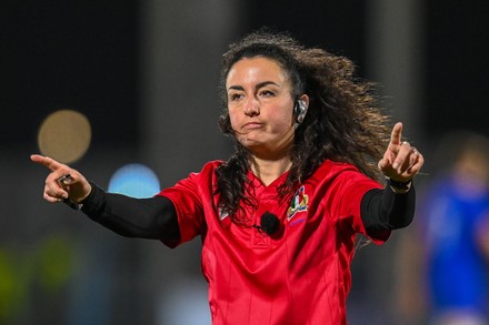 Referee Clara Munarini During U20 Guiness Editorial Stock Photo - Stock ...