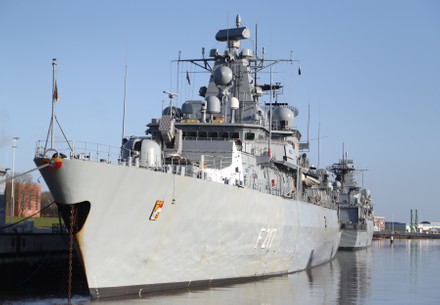 German corvette F262 Erfurt leaves Wilhelmshaven to reinforce Standing ...