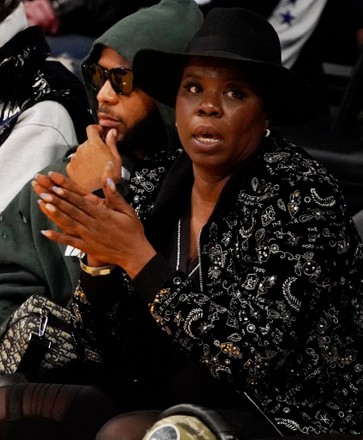 Celebrities at LA Clippers v Los Angeles Lakers, Crypto.Com Arena, Los Angeles, California, USA - 25 Feb 2022