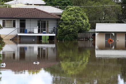 Flooded Scenes Goodna West Brisbane Queensland Editorial Stock Photo ...