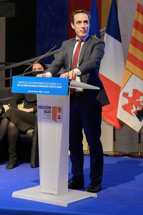 Minister of Transport Jean-Baptiste Djebbari visits Marseille, France - 28 Feb 2022