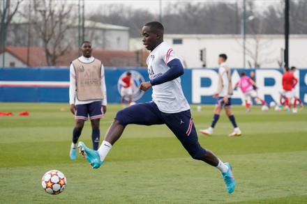 Djeidi Gassama Psg Warms Before Match Editorial Stock Photo  Stock