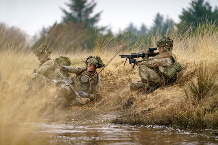 Denmark Armed Forces Combat Battalion On Editorial Stock Photo - Stock ...