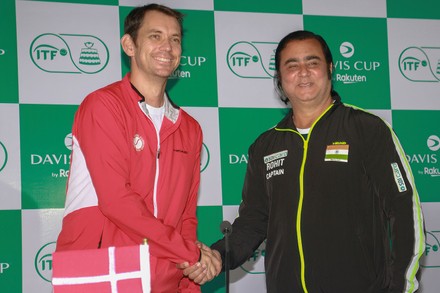 India vs Denmark Davis Cup Press Conference in New Delhi, India - 02 Mar 2022