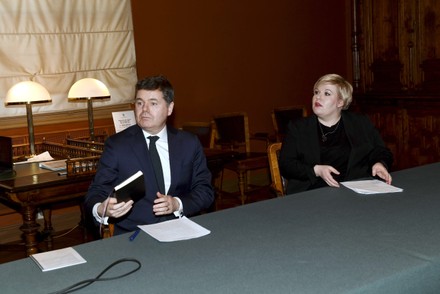 President of Eurogroup Paschal Donohoe visits Finland, Helsinki - 03 Mar 2022