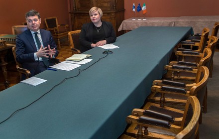 Ireland Minister of Finance Paschal Donohoc visits Helsinki, Finland - 03 Mar 2022