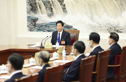 China Beijing Li Zhanshu Npc Chairpersons Meeting - 04 Mar 2022