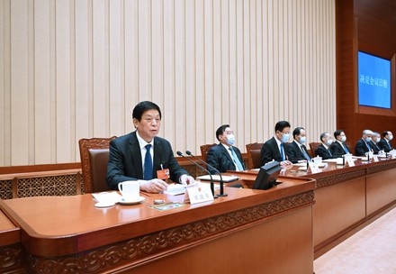 China Beijing Npc Annual Session Presidium Meeting - 04 Mar 2022