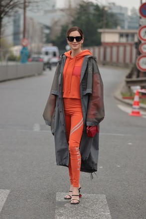 Street Style, Autumn Winter 2022, Paris Fashion Week, France - 04 Mar 2022