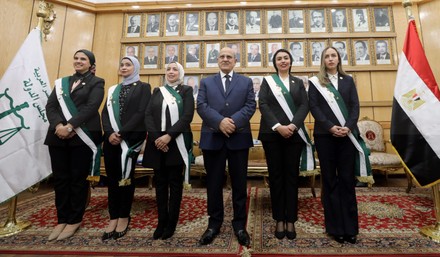 First female judges in State Council in Egypt, Giza - 06 Mar 2022