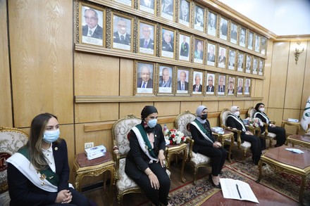 First female judges in State Council in Egypt, Giza - 06 Mar 2022