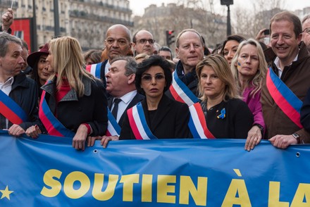 A March For Peace In Ukraine Is Held In Paris, France - 05 Mar 2022
