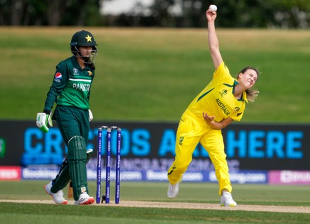 Women's Cricket World Cup - Australia vs. Pakistan, Taurnaga, New Zealand - 08 Mar 2022