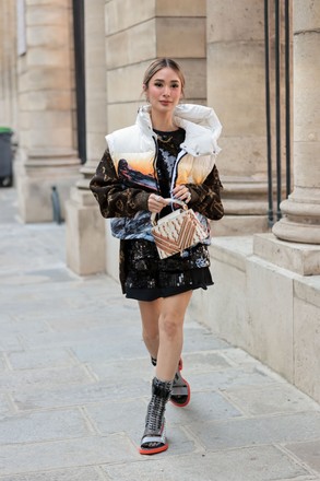 Street Style, Autumn Winter 2022, Paris Fashion Week, France - 07 Mar 2022