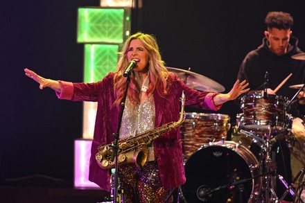 Dutch Saxophonist Candy Dulfer Performs During Editorial Stock Photo ...