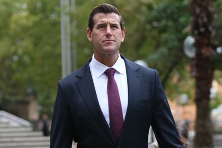 Ben Roberts-Smith spotted leaving court, Sydney, Australia - 09 Mar 2022