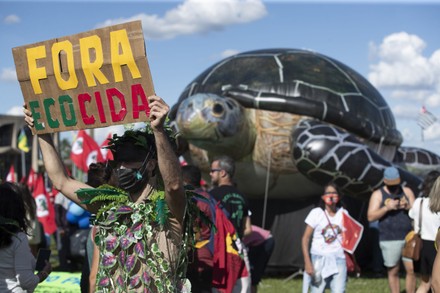 Caetano Veloso and dozens of artists protest against Bolsonaro's policies, Brasilia, Brazil - 09 Mar 2022
