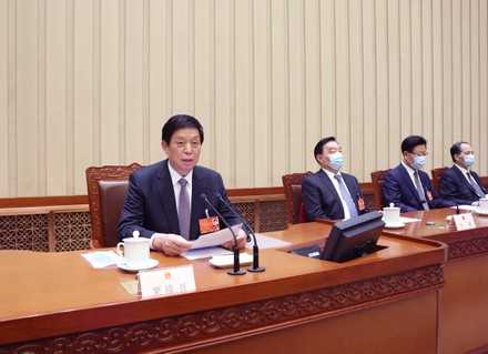 China Beijing Npc Annual Session Presidium Meeting - 10 Mar 2022