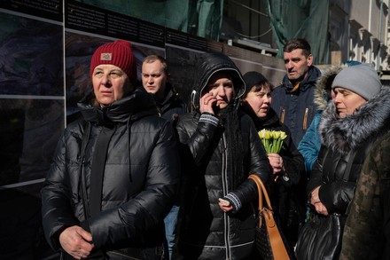 Funeral service for Ukrainian soldiers in Lviv, Ukraine - 11 Mar 2022 ...