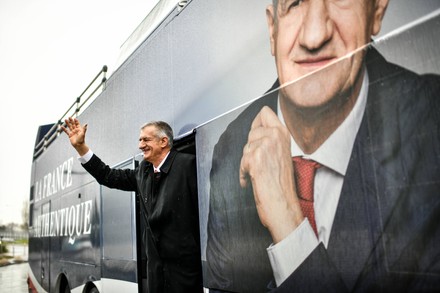 Jean Lassalle at the Made in France fair in Bordeaux - 11 Mar 2022