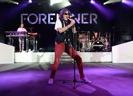 Foreigner in concert at The Pompano Beach Amphitheater, Pompano Beach, Florida, USA - 10 Mar 2022