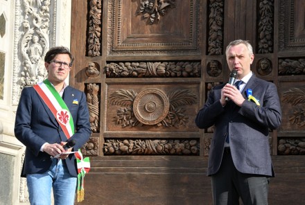 Demonstration for peace in Ukraine, Florence, Italy - 12 Mar 2022