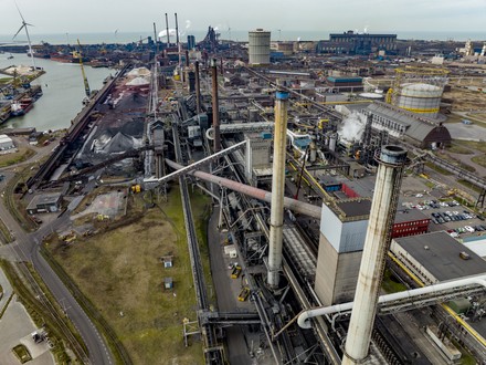 Jmuiden Blast Furnaces Tata Steel Seen Editorial Stock Photo - Stock ...