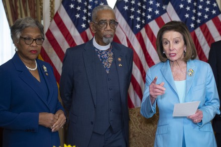 Speaker Pelosi Signs Emmett Till Antilynching Act in Washington DC, District of Columbia, United States - 16 Mar 2022