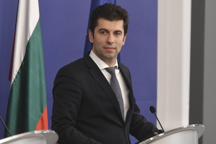 Bulgarian Prime Minister Kiril Petkov During Editorial Stock Photo ...