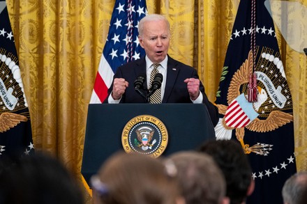 Imágenes De US President Joe Biden Delivers Remarks During The ...