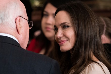 Angelina Jolie Attends Biden's Signing of Violence Against Women