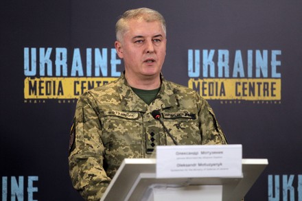 Ukrainian Defense Ministry Spokesman Oleksandr Motuzianyk Editorial ...