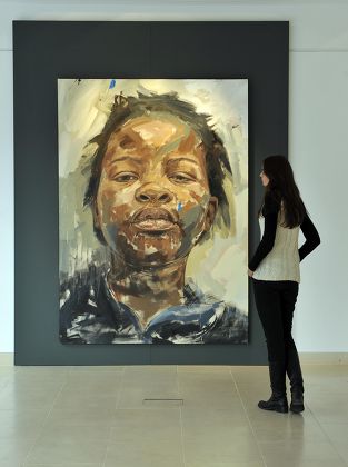 F.a.c.e.t ( For Africa's Children Every Time ) A Charity Established By Jeweler Laurence Graff Who Has Placed Work Donated By The Most Important Contemporary Artists Today And To Be Auctioned At Christie's. African Girl 'injabulo' By Lionel Smit