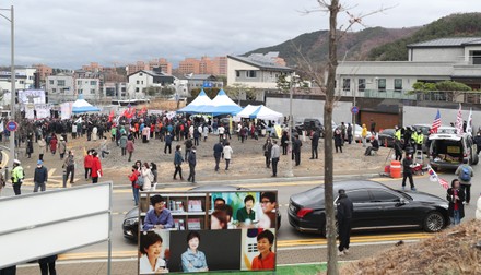 Former South Korean Park Geun-hye's new residence, Daegu, Korea - 18 Mar 2022