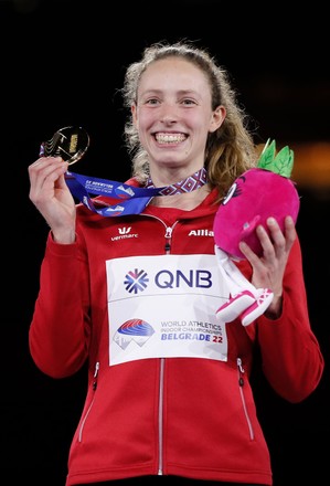 Gold Medalist Noor Vidts Belgium Celebrates Editorial Stock Photo ...