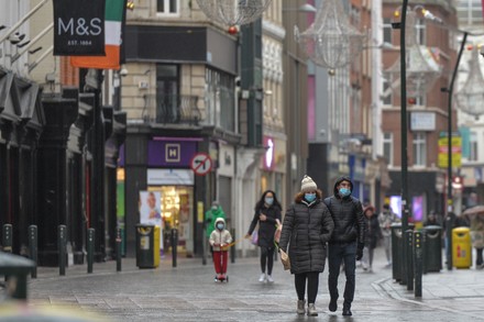 View Grafton Street Dublin City Centre Editorial Stock Photo