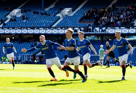 Rangers B Team Forward Arron Lyall Editorial Stock Photo - Stock Image ...